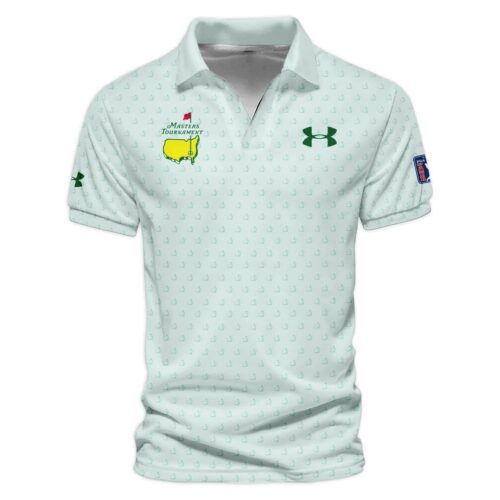 Special Release Under Armour Masters Tournament Golf Vneck Polo Shirt All Over Prints