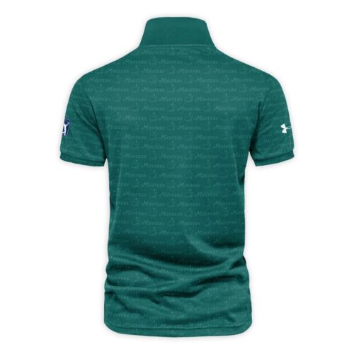 Special Release Under Armour Masters Tournament Golf Vneck Polo Shirt All Over Prints