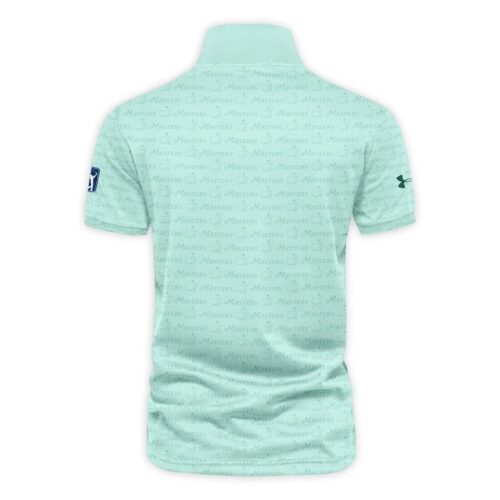 Special Release Under Armour Masters Tournament Golf Vneck Polo Shirt All Over Prints