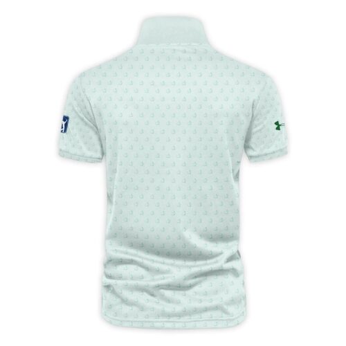 Special Release Under Armour Masters Tournament Golf Vneck Polo Shirt All Over Prints