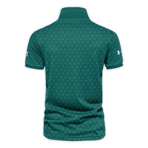 Special Release Under Armour Masters Tournament Golf Vneck Polo Shirt All Over Prints