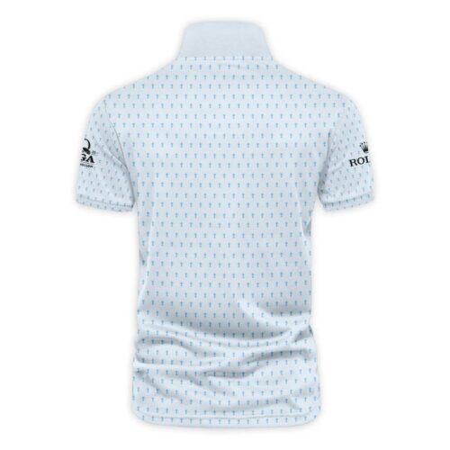 Special Release Rolex 2025 PGA Championship Golf Vneck Polo Shirt All Over Prints