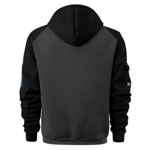 Black Rolex Masters Tournament Exclusive Logo Hoodie Half Zipper Shirt All Over Prints Gift For Fans